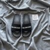 Balenciaga Logo Print Slides