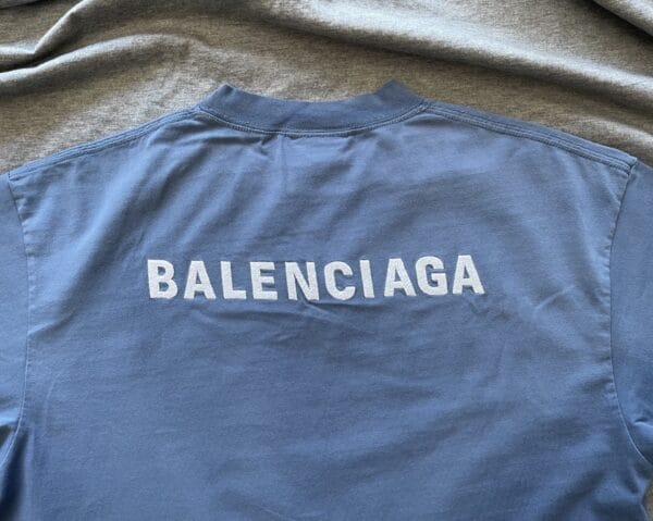 Balenciaga Embroidered Washed T-Shirt