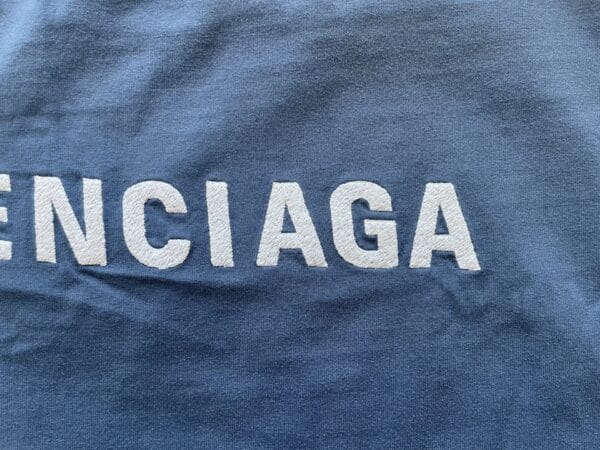 Balenciaga Embroidered Washed T-Shirt