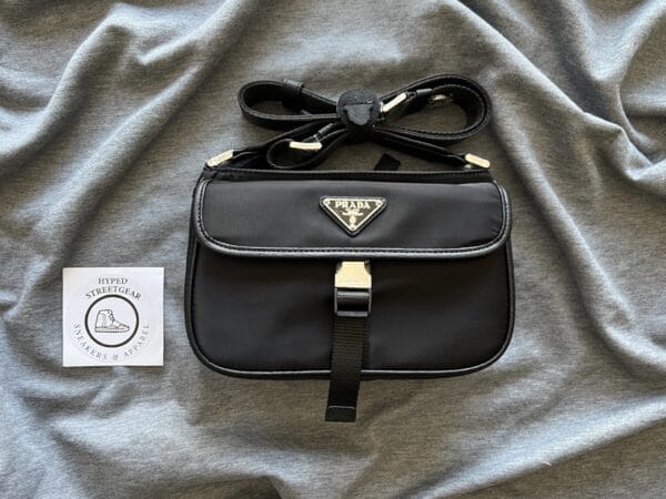 Prada triangle-logo messenger bag