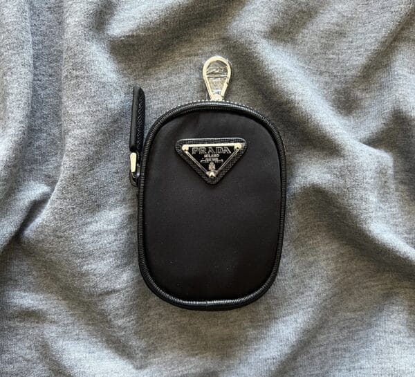 Prada triangle-logo messenger bag