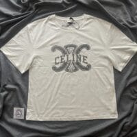 Celine Paris Logo Print T-Shirt