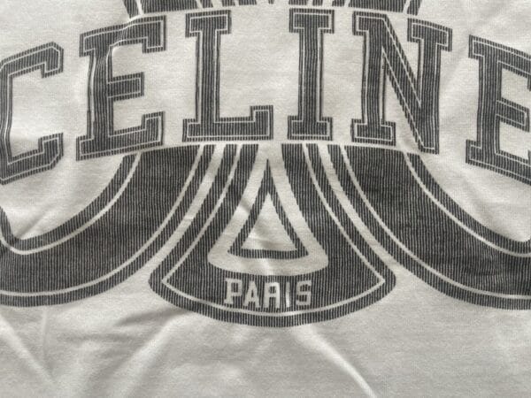 Celine Paris Logo Print T-Shirt