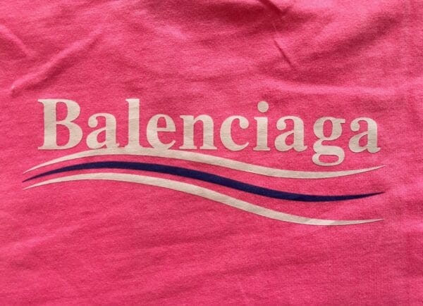 Balenciaga Political Campaign Print Cotton T-shirt