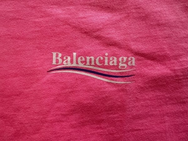 Balenciaga Political Campaign Print Cotton T-shirt