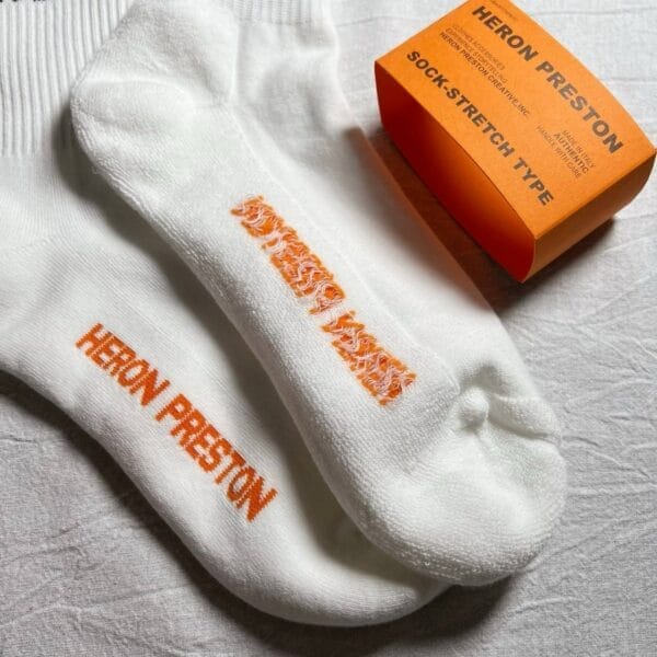 Heron Preston Logo Print Socks (OH)