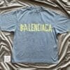Balenciaga Taped Logo-print T-shirt (OH)