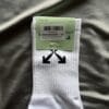 Off-white Arrows Logo Print Socks (OH)