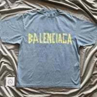 Balenciaga Taped Logo-print T-shirt (OH)