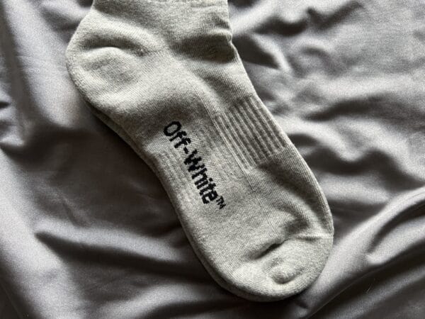 Off-white Arrows Logo Print Grey Socks (OH)