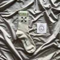 Off-white Arrows Logo Print Grey Socks (OH)