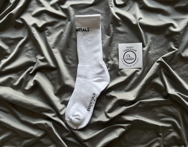 FullSizeRender Essentials logo print socks (OH)