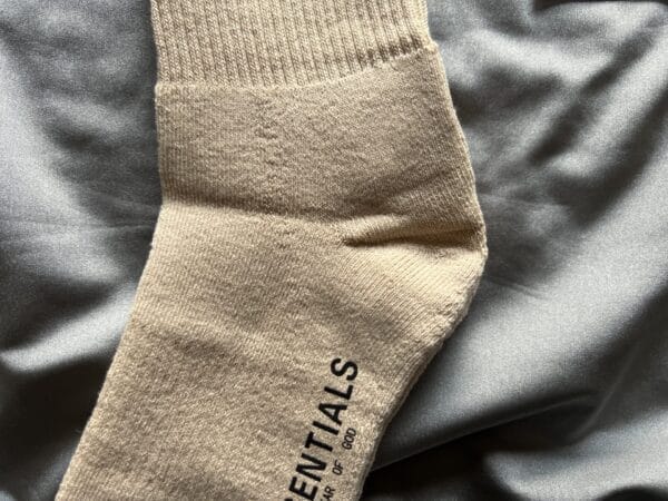 FullSizeRender Essentials logo print socks (OH)