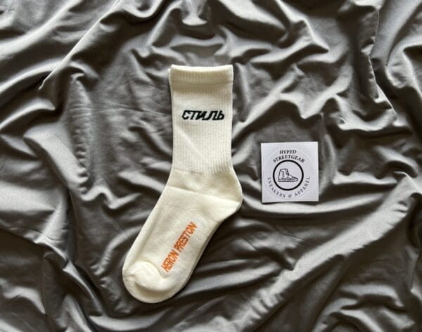 Heron Preston Logo Print Socks (OH)