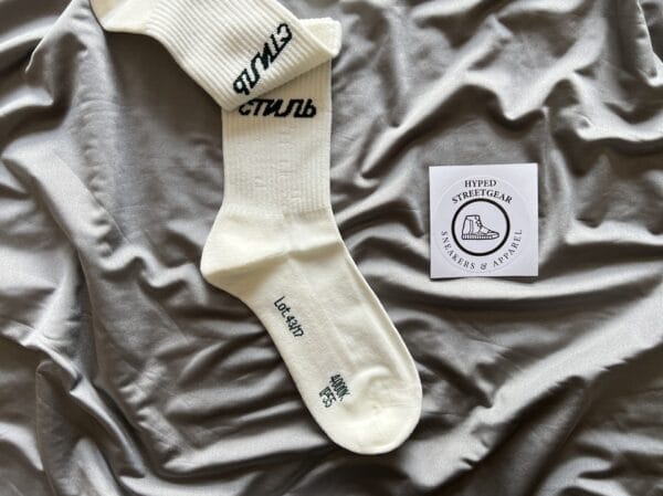 Heron Preston Logo Print Socks (OH)