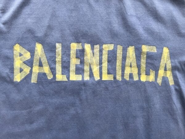 Balenciaga Taped Logo-print T-shirt (OH)
