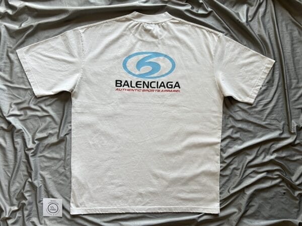 Balenciaga Distressed Wave T-Shirt