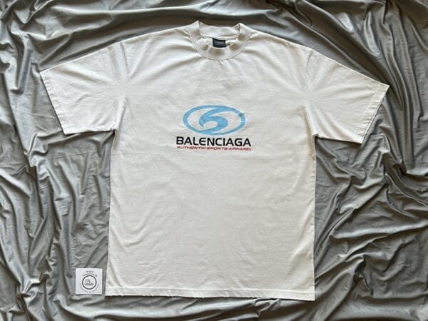 Balenciaga Distressed Wave T-Shirt