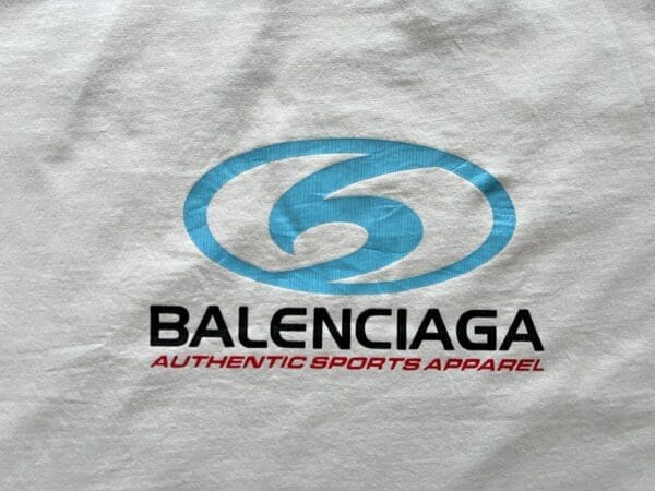 Balenciaga Distressed Wave T-Shirt
