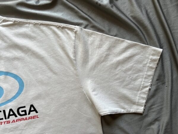 Balenciaga Distressed Wave T-Shirt