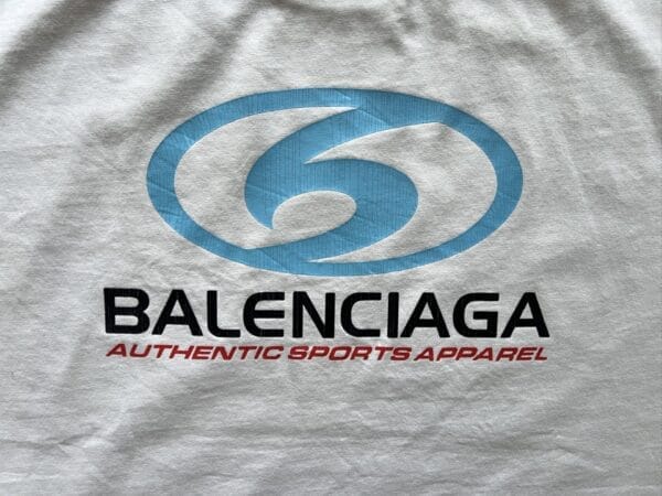 Balenciaga Distressed Wave T-Shirt