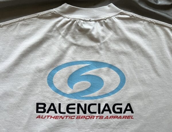 Balenciaga Distressed Wave T-Shirt