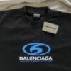 Balenciaga Cracked Logo-print T-shirt (OH)
