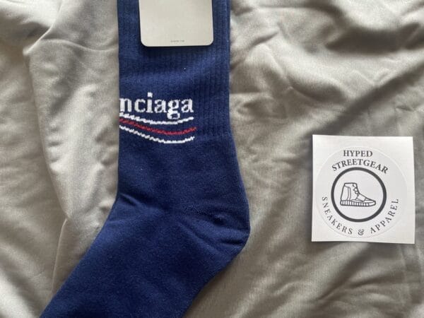 Balenciaga Political Campaign Logo Print Socks (OH)