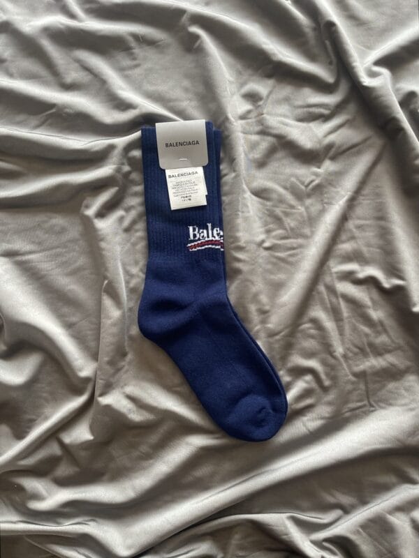 Balenciaga Political Campaign Logo Print Socks (OH)