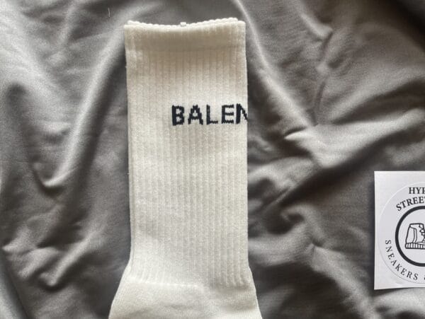 Balenciaga logo knit socks (OH)