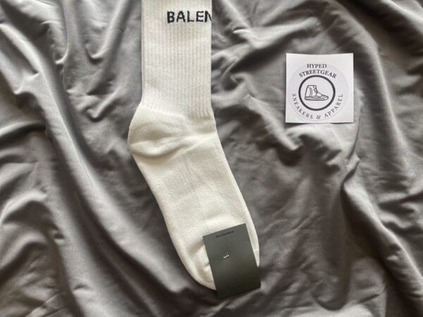 Balenciaga logo knit socks (OH)