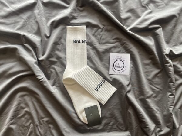 Balenciaga logo knit socks (OH)