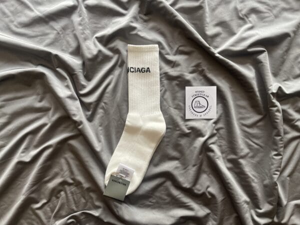 Balenciaga logo knit socks (OH)