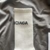 Balenciaga logo knit socks (OH)