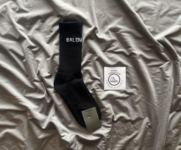 Balenciaga logo knit socks (OH)