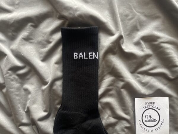 Balenciaga logo knit socks (OH)