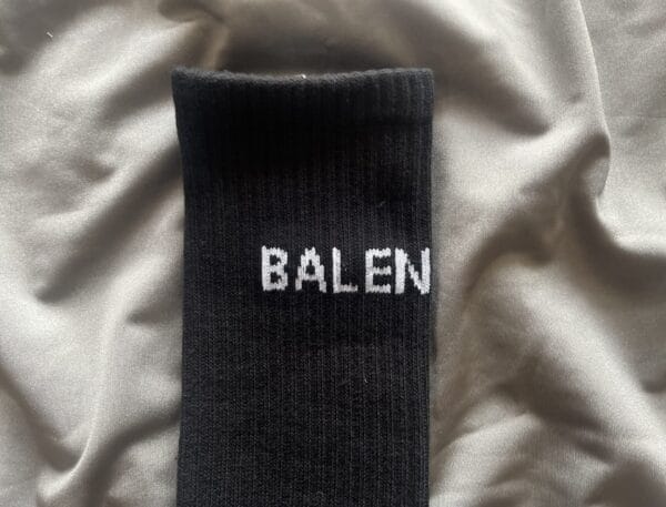 Balenciaga logo knit socks (OH)