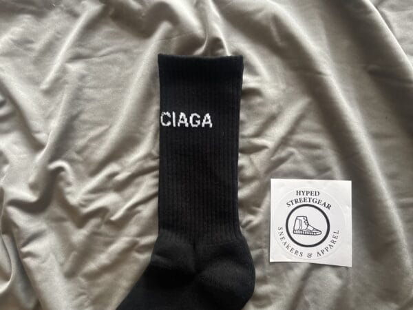 Balenciaga logo knit socks (OH)