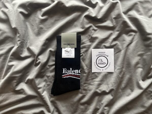 Balenciaga Political Campaign Logo Print Socks (OH)