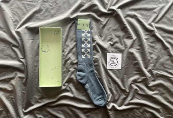 Off-white Arrows Logo Print Socks (OH)