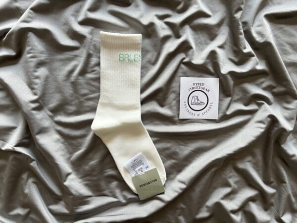 Balenciaga logo knit socks (OH)