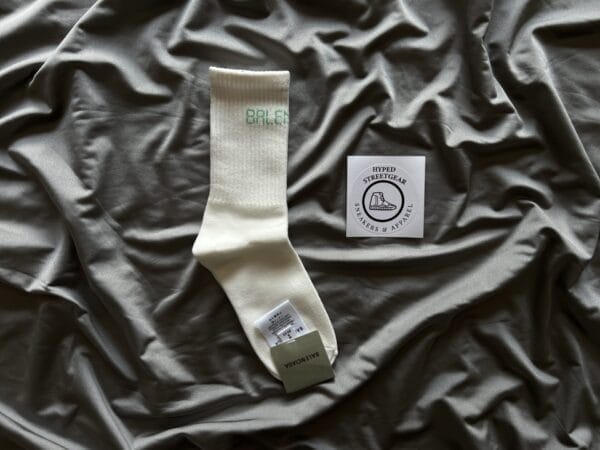 Balenciaga logo knit socks (OH)