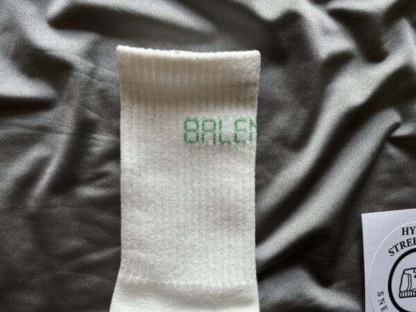 Balenciaga logo knit socks (OH)