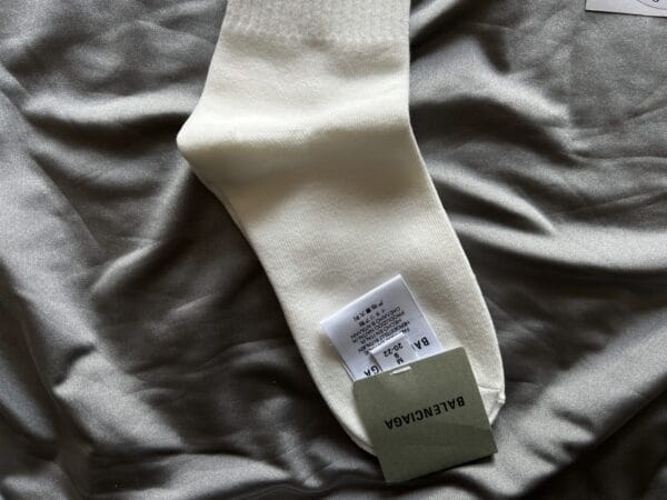 Balenciaga logo knit socks (OH)