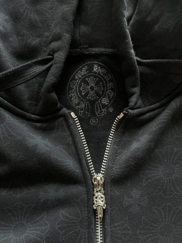 Chrome Hearts Zip-up Hooded Sweatshirt