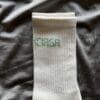 Balenciaga logo knit socks (OH)