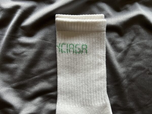 Balenciaga logo knit socks (OH)