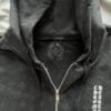 Chrome Hearts Zip-up Hooded Sweatshirt
