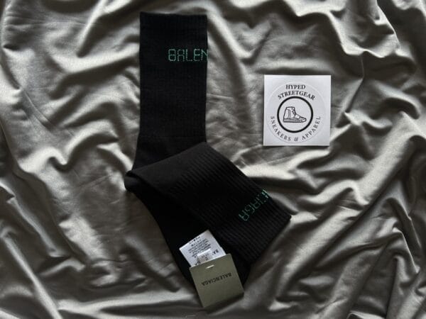 Balenciaga logo knit socks (OH)