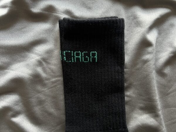 Balenciaga logo knit socks (OH)